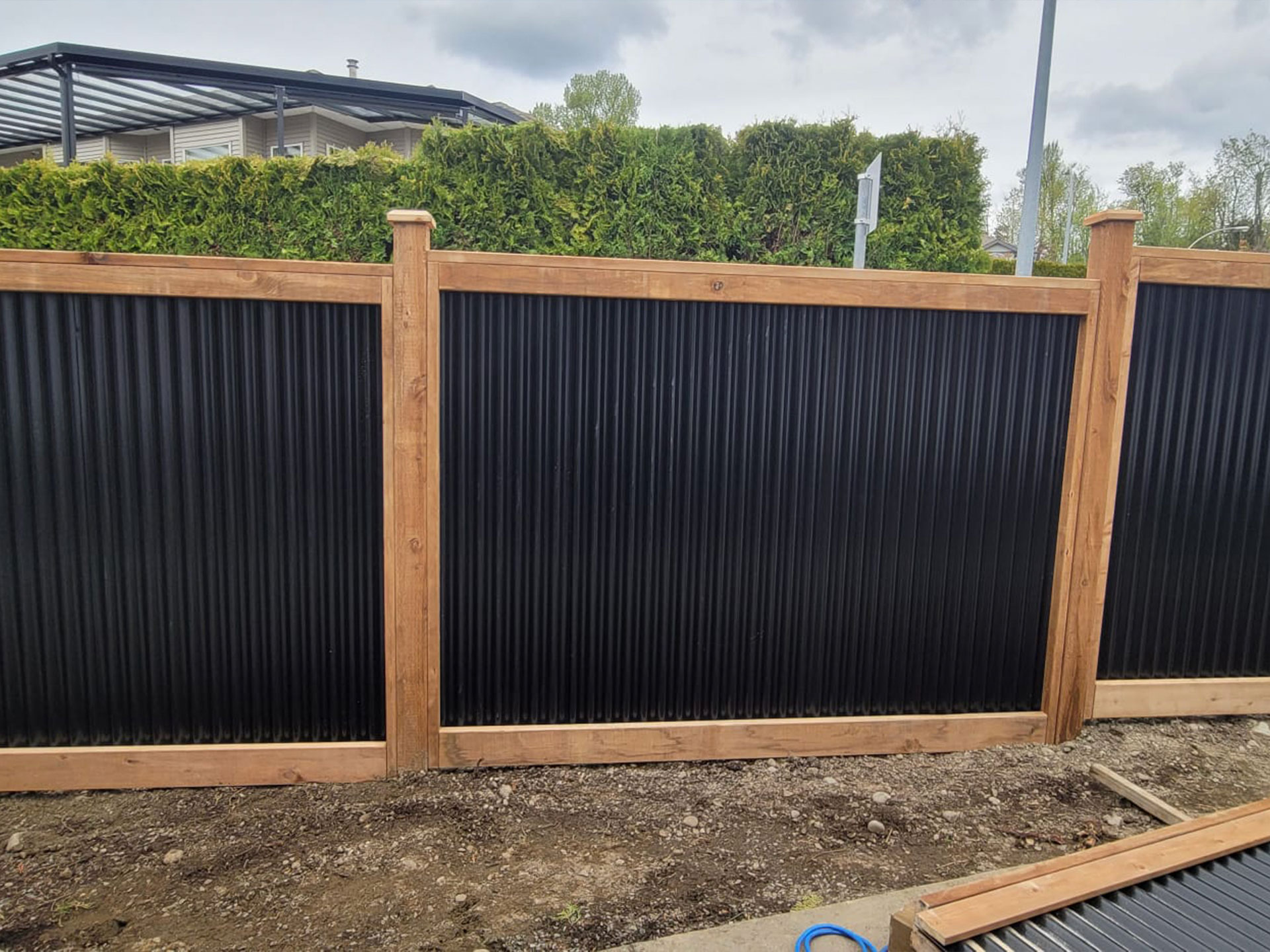 Corrugated Fencing